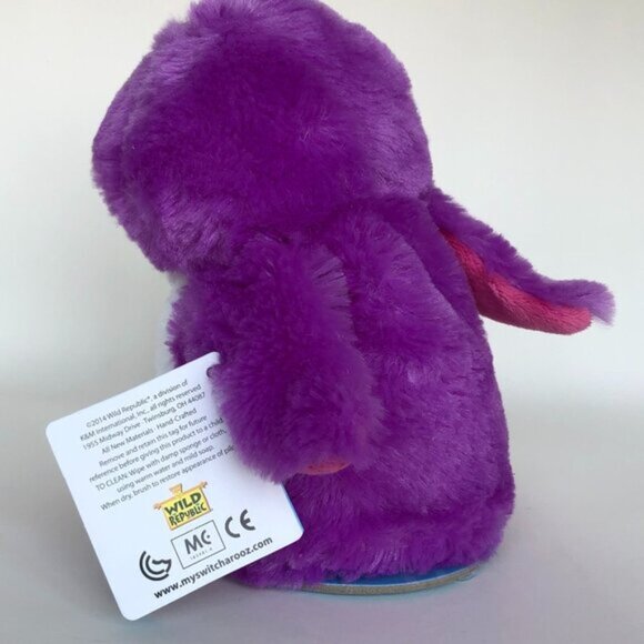 🔥3 For $20 🔥New w/Tag Penguin Reversible Plush Purple/Blue Switch-A-Rooz 8" - Picture 9 of 15